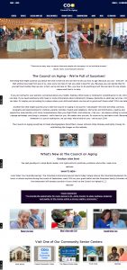 st. johns county council on aging, council on aging, coa, avid design group, graphic design st. augustine, website design st. augustine, website designers, website design, responsive design