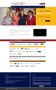 All American Air Charitable Foundation, Avid Design Group, website design st. augustine, St. Augustine website designers, affordable website design, professional website design